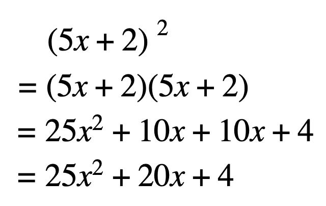 Distributive property with exponents  