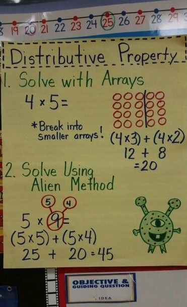 Solve distributive property with arrays