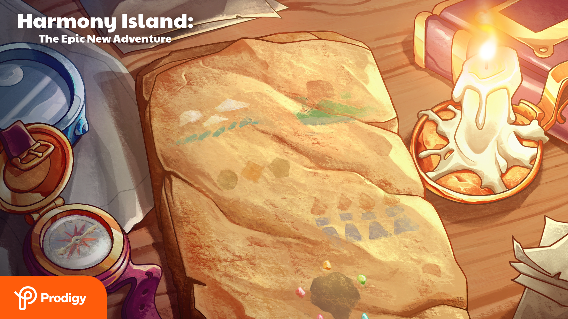 Harmony Island Zoom background: the tablet