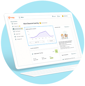 Device with Prodigy's Classroom Learning feature on it