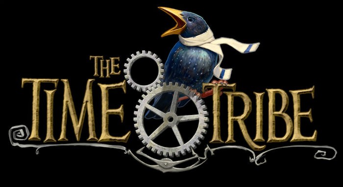 Logo of The Time Tribe, a history game for kids.