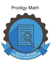 Digital Promise Product Certification for Prodigy Math.