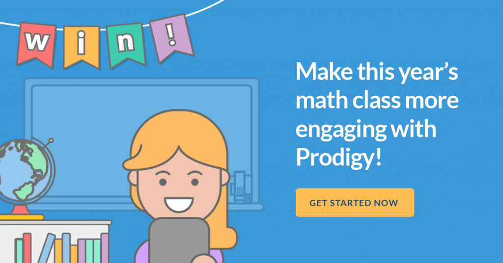 make this year's math class more engaging with Prodigy!
