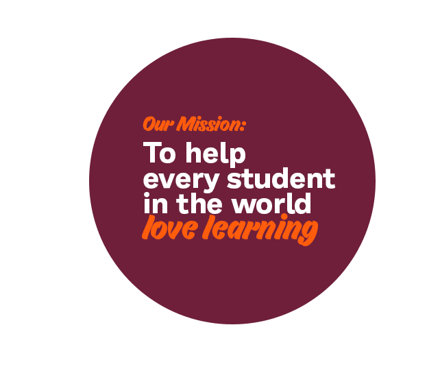 Our Mission: To help every student in the world love learning.
