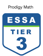 ESSA Tier 3 award for Prodigy Math.