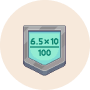Prodigy Math multiplication badge icon. 
