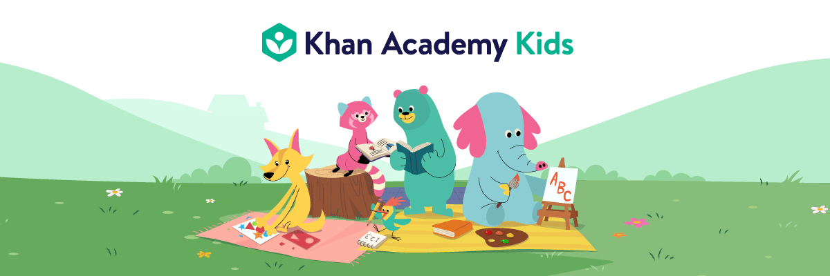 Khan Academy Kids learning app logo.