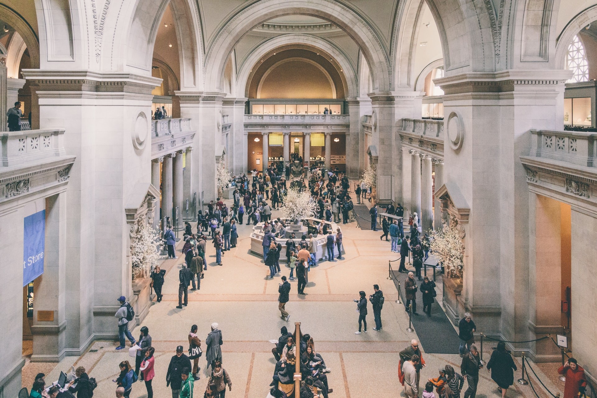 The Great Hall in the Metropolitan Museum of Art in New York City