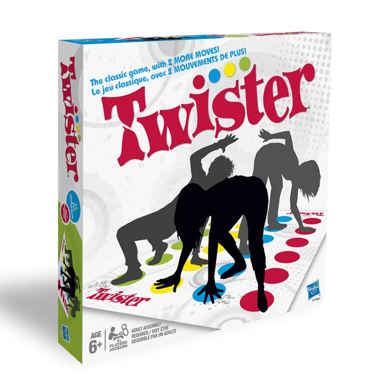 "Twister" board game box.