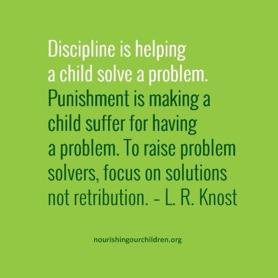 Quote from L.R. Knost about discipline.