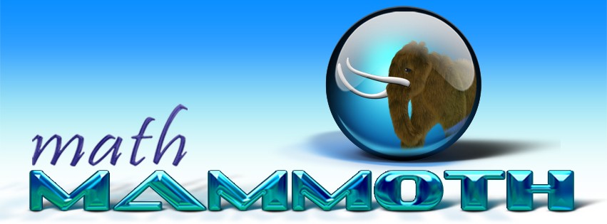 Math Mammoth logo.