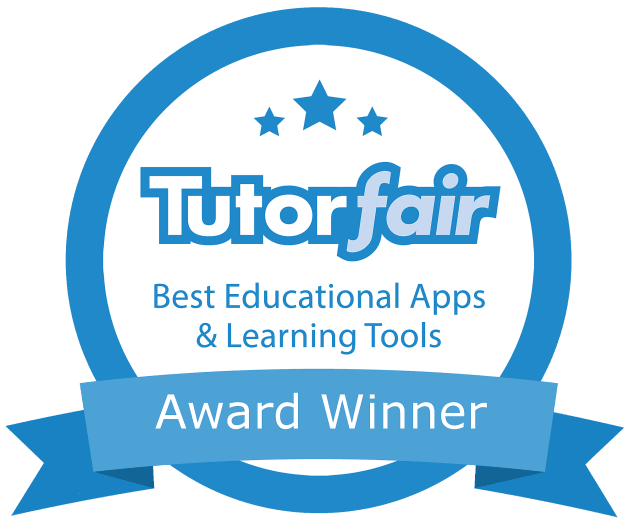 Tutorfair Best Educational Apps and Learning Tools Award Winner badge.