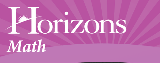 Horizons Math homeschool math curriculum cover.