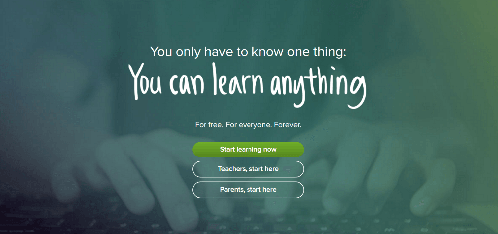 The math website for kids called Khan Academy