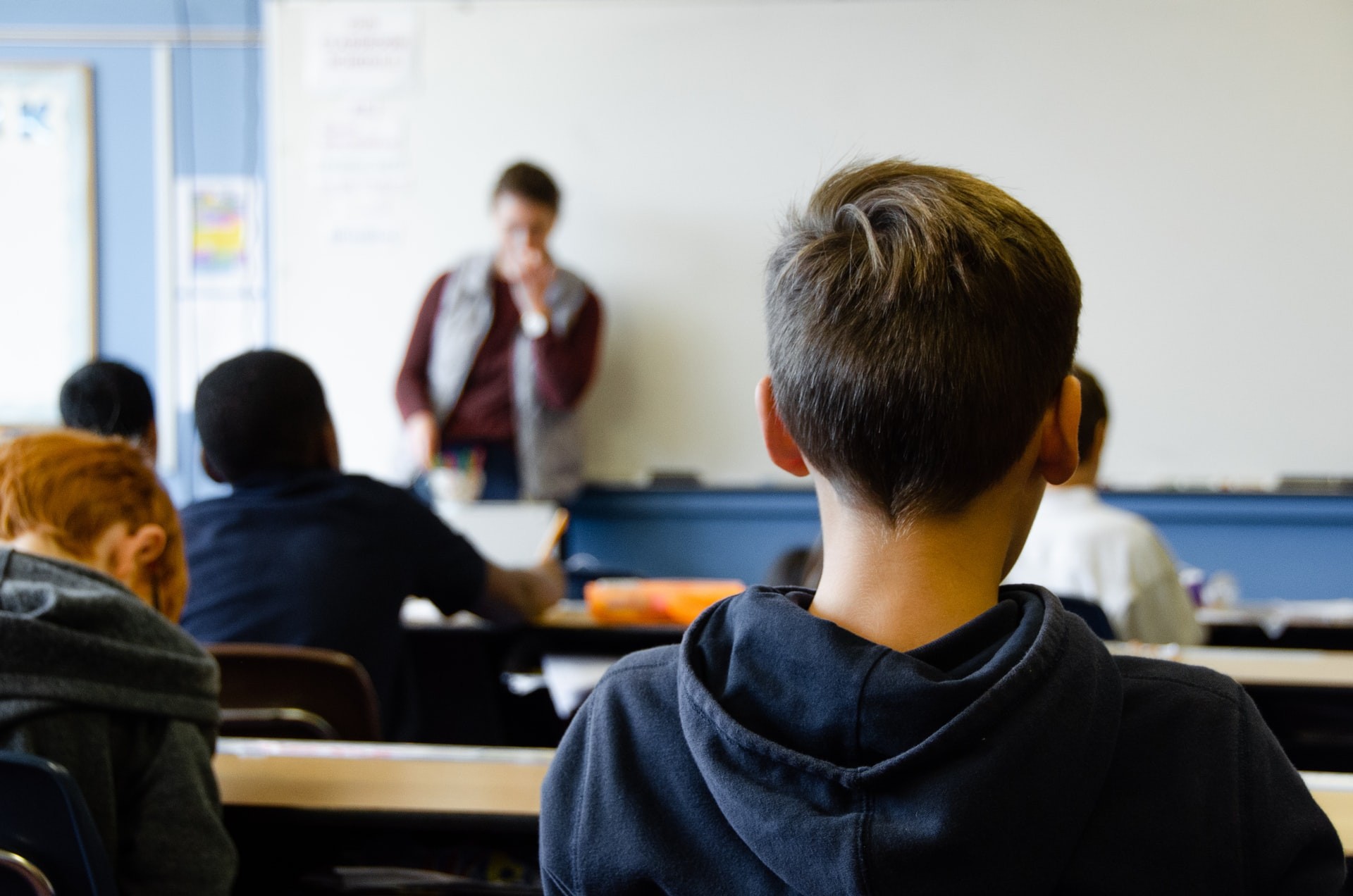 Students learn using a teacher-centered teaching method.