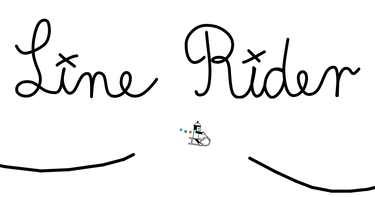 Line Rider, a browser-based game.