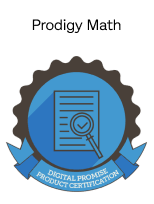 Digital Promise Product Certification for Prodigy Math.
