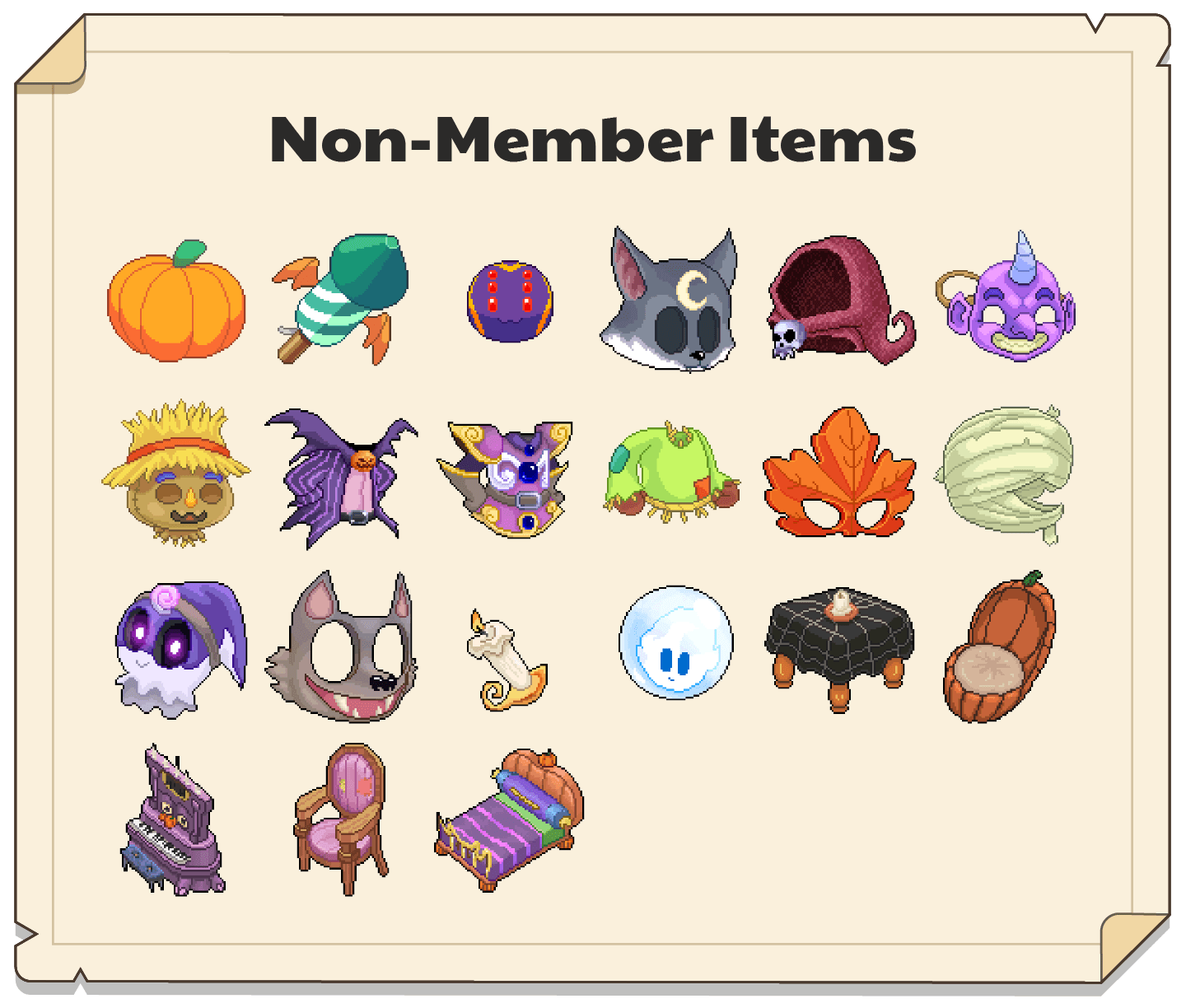 Gallery of Non-Member Pumpkinfest items