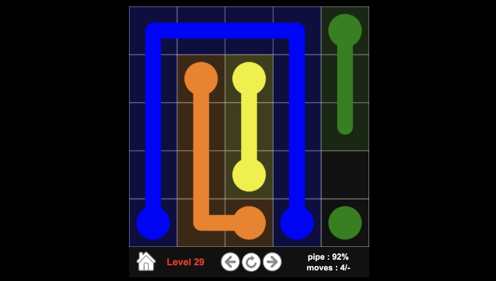 Flow colors browser game