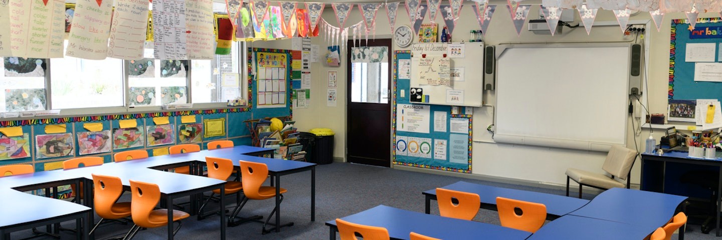 Example layout of a classroom setup idea.