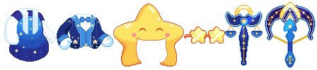 Examples of special items found in Prodigy's annual Starlight Festival