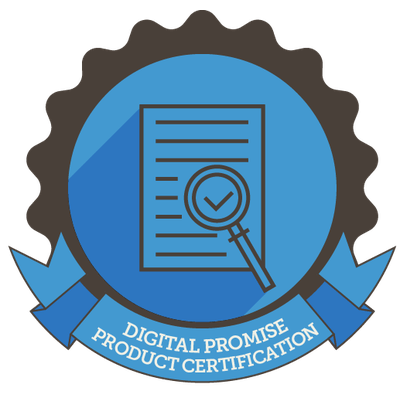 Prodigy has a product certification from Digital Promise