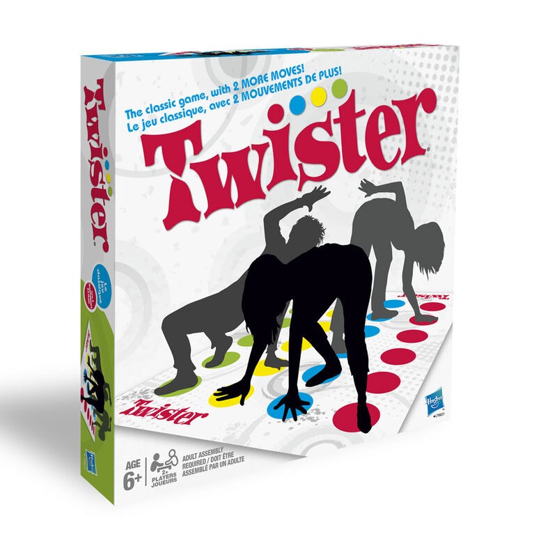 “Twister”棋盘游戏盒。