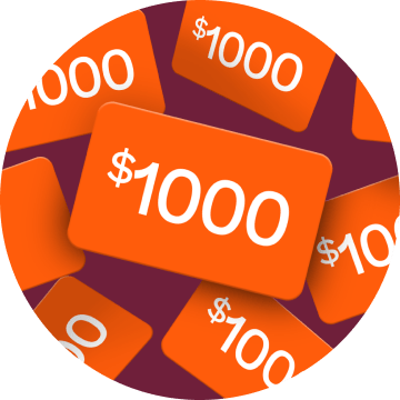 Image of $1000 giftcard for Prodigy's Create a Challenge Contest