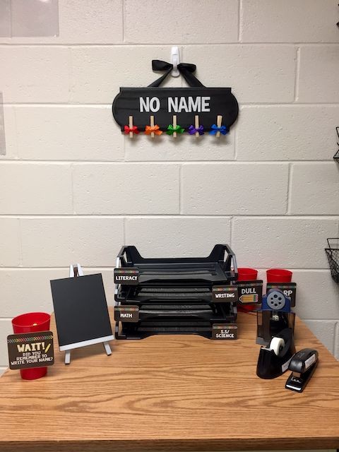 Classroom supply station