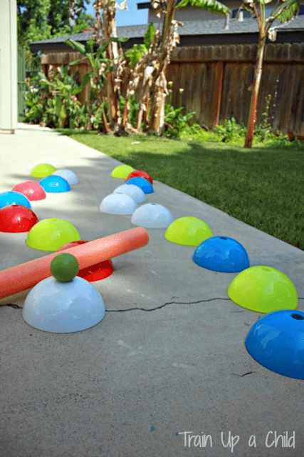 Image of an outdoor obstacle course from Learn Play Imagine