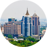 Scenery photo of office buildings in Bengaluru
