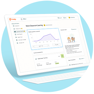 Device with Prodigy's Classroom Learning feature on it