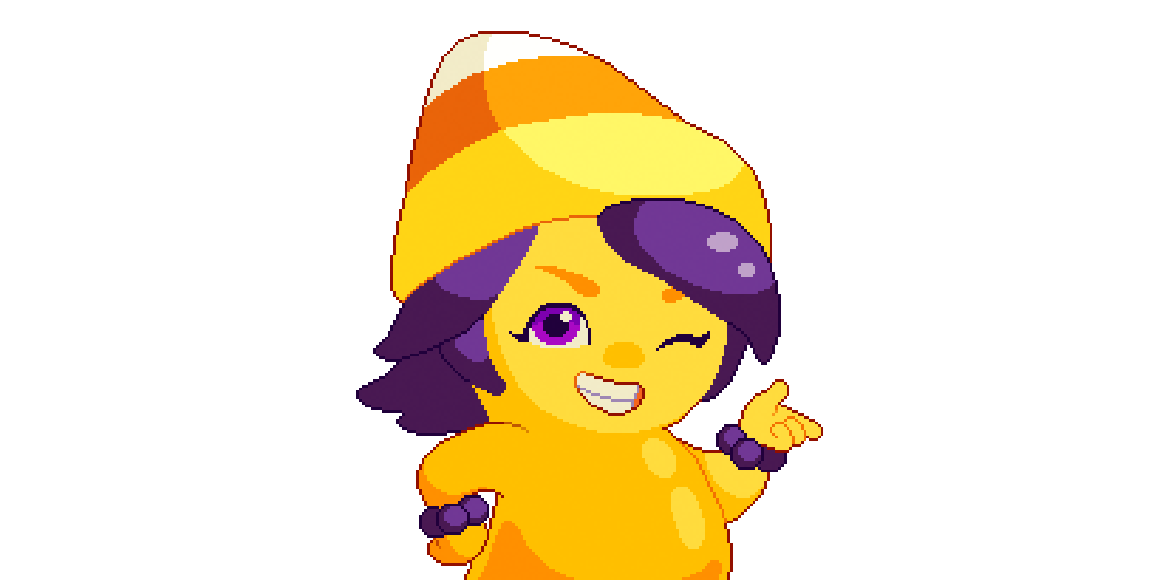 Kandi Korn, Pumpkinfest's in-game character