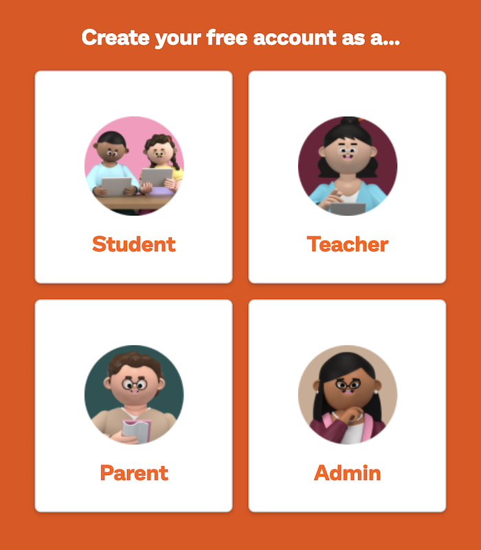 Screenshot of Prodigy's sign up pop-up