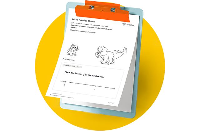 Icon for Prodigy's Practice Sheets Feature